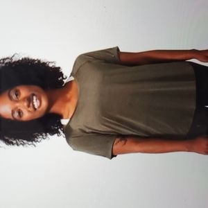 Lululemon Open up Tie Back Tee Green size 4 NEW WITH TAGS